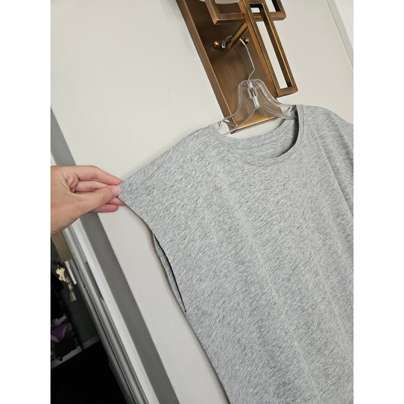 Eileen Fisher Women's Heather Gray Crew Neck Shirt Boxy Dress NWT Size X-Small - Picture 3 of 10
